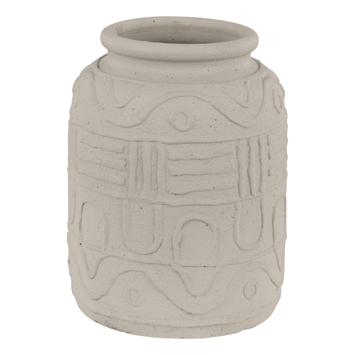Vaas Kuzumaki taupe 20x20x28 cm