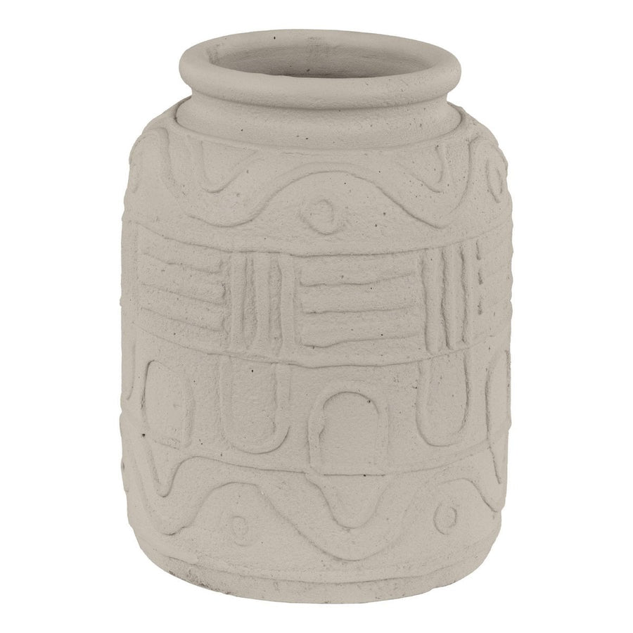 Vaas Kuzumaki taupe 20x20x28 cm