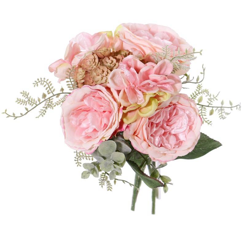 Fresh Blush kunstboeket