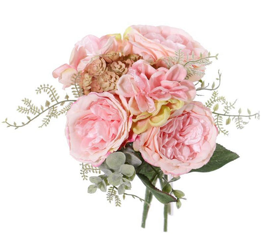 Fresh Blush kunstboeket